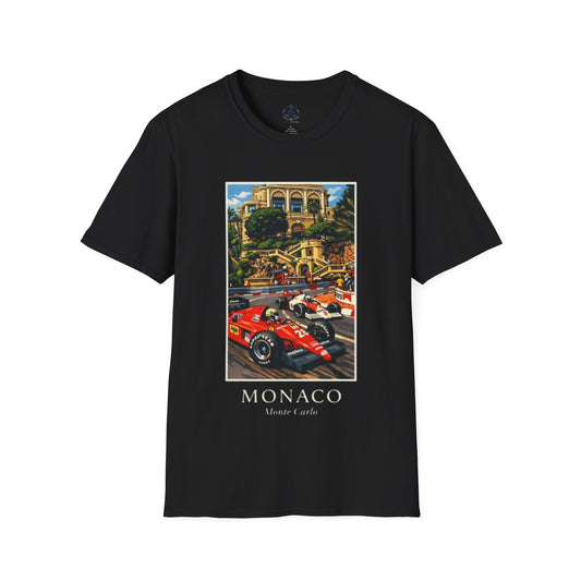Racing Grand Prix T-Shirt — Vintage Monaco Street Circuit Print