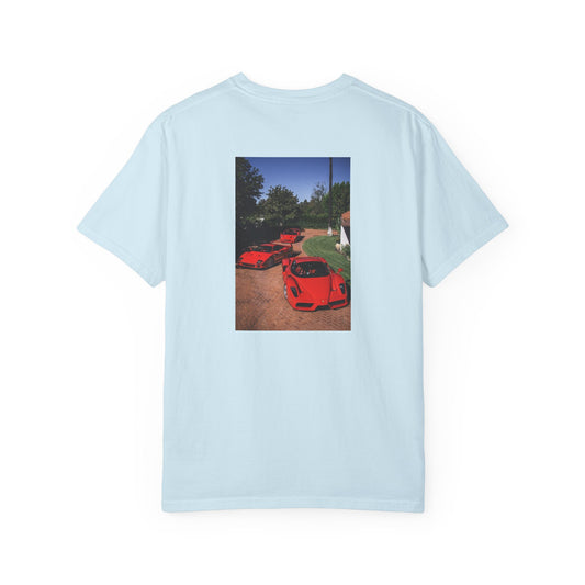 Ferrari Photo Tee — Luxury Sports Cars Graphic T-Shirt