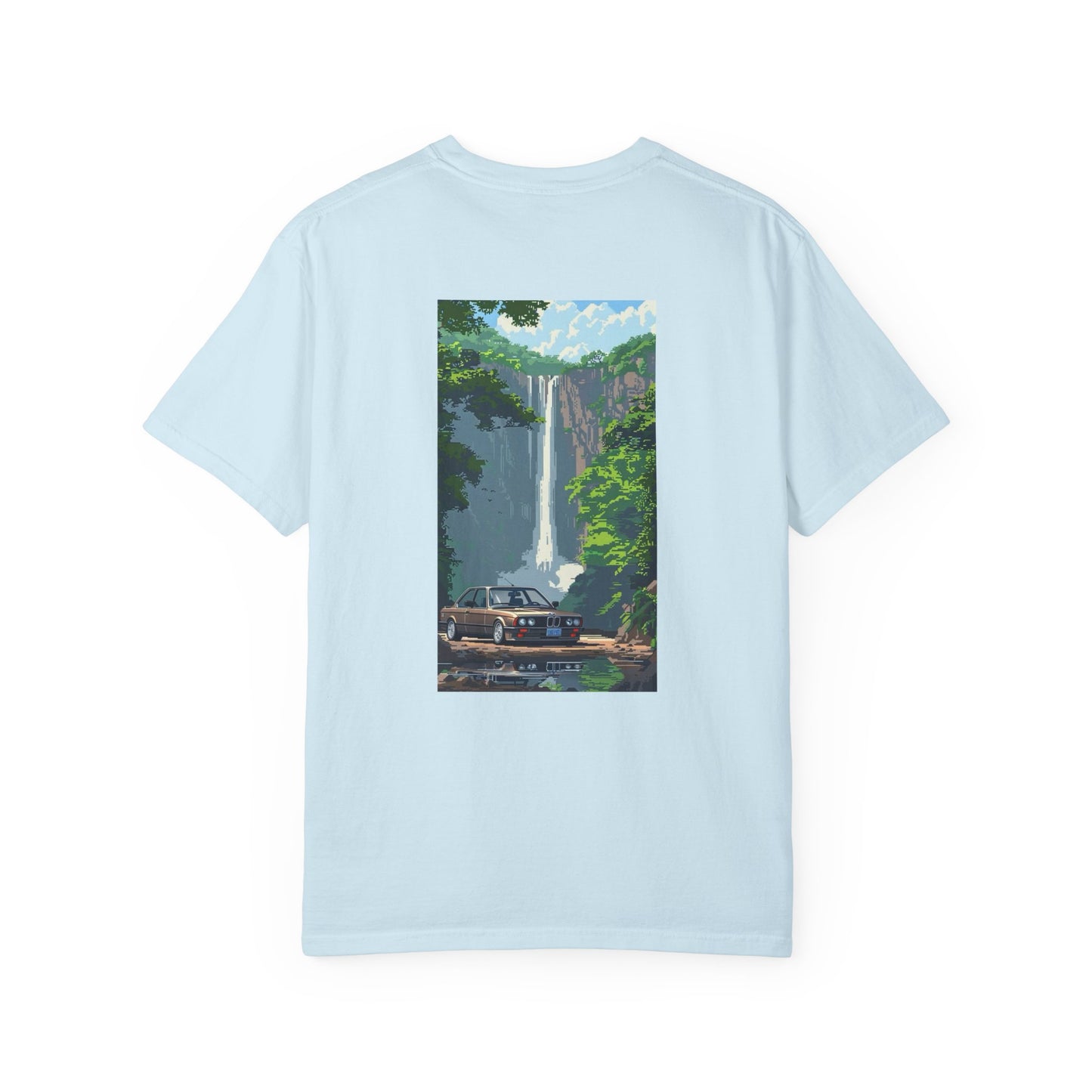 BMW Vintage Graphic Tee | Scenic Waterfall Beach
